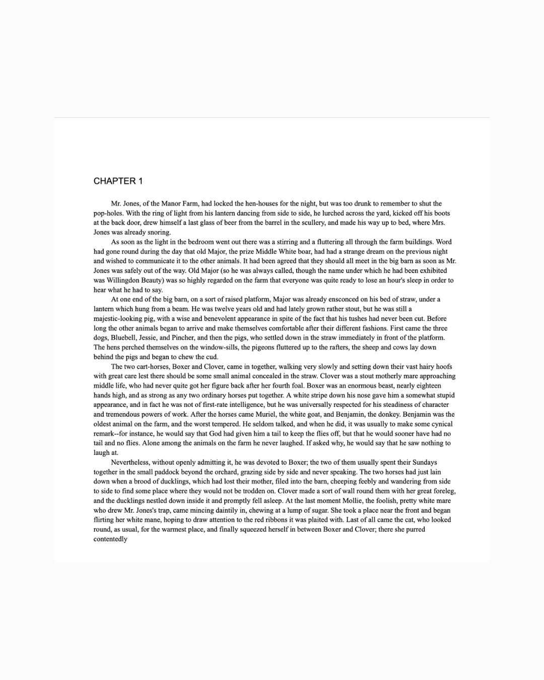 Book layout formatted in Microsoft Word — before Vellum formatting